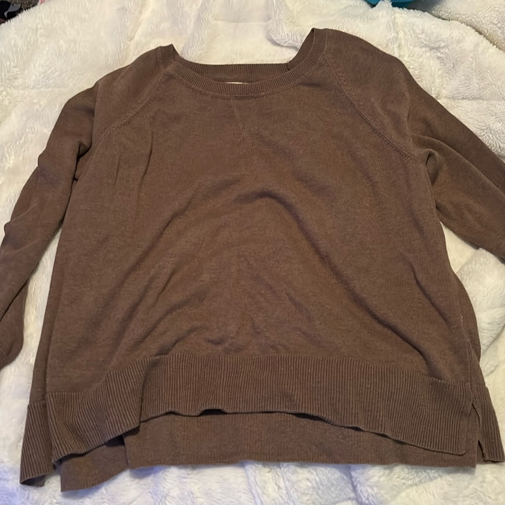 new brown crewneck